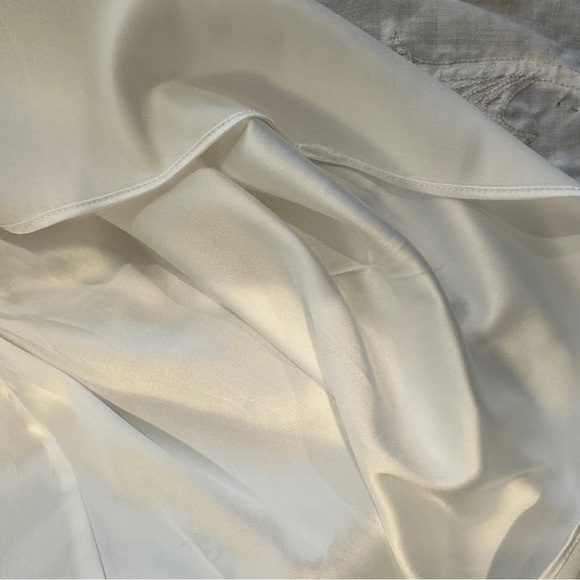 Elie Tahari Stunning White Embroidered with Appliqué MIDI Skirt 6 - Picture 6 of 9